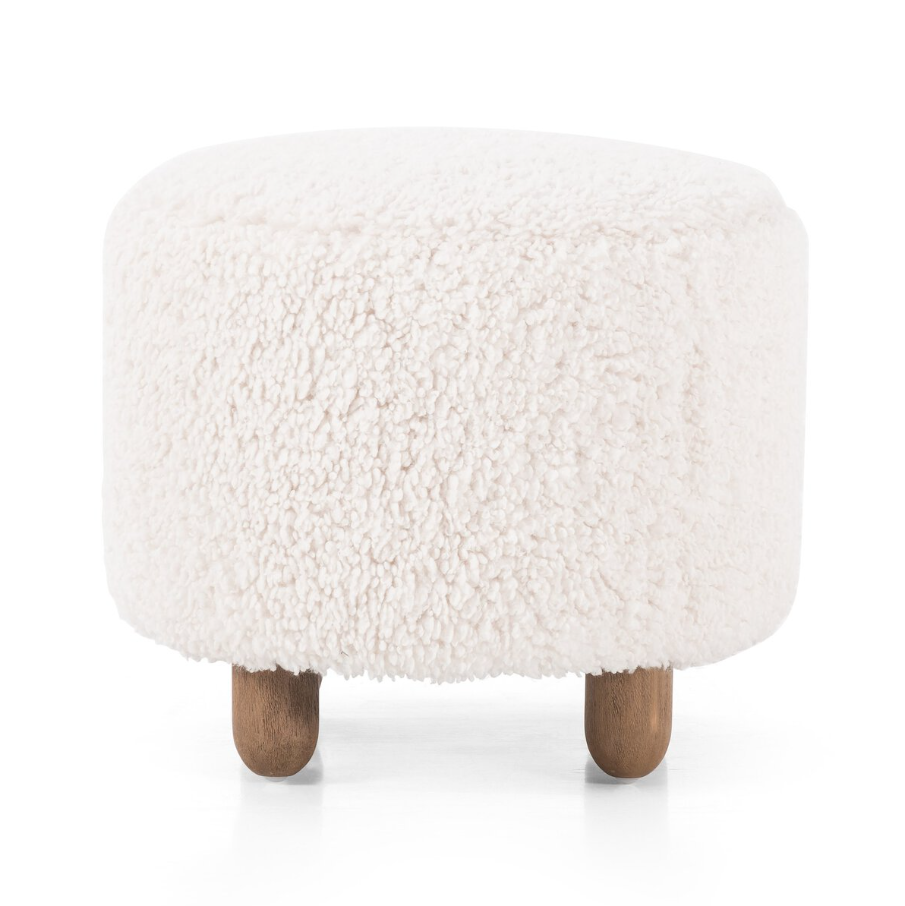 Aniston Round Ottoman - 13 Hub Lane   |  Ottomans