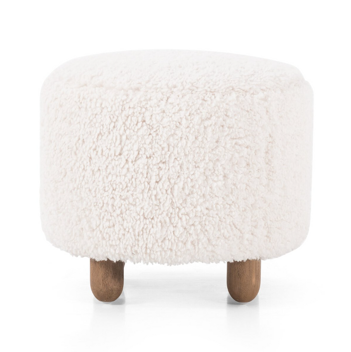 Aniston Round Ottoman - 13 Hub Lane   |  Ottomans