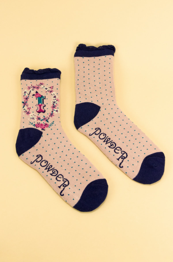 'I' Alphabet Socks