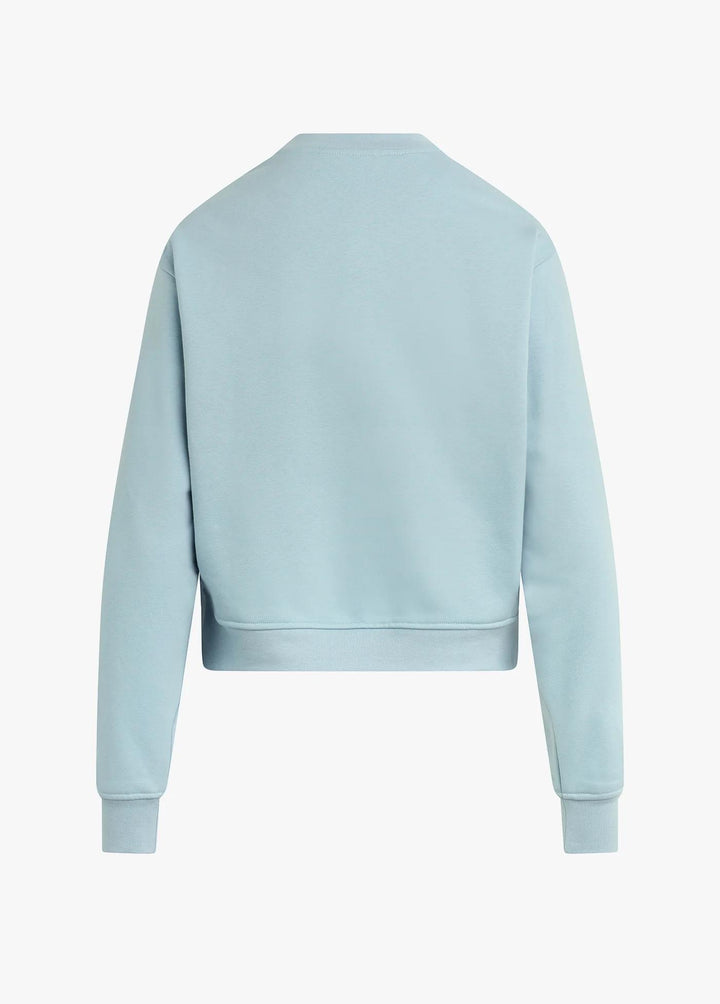Favorite Daughter Collegiate Chest Classic Sweatshirt, Seablue Gardenia