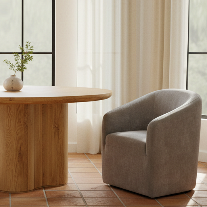 Sandy Rolling Dining Chair - 13 Hub Lane   |  Dining Chairs
