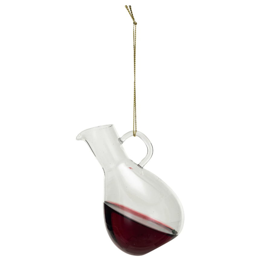 Wine Decanter Glass Ornament