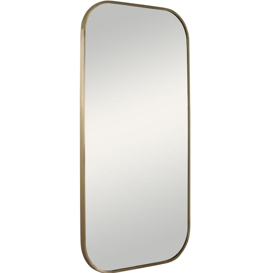 Taft Mirror, Brass - 13 Hub Lane   |  Rectangular Wall Mirrors