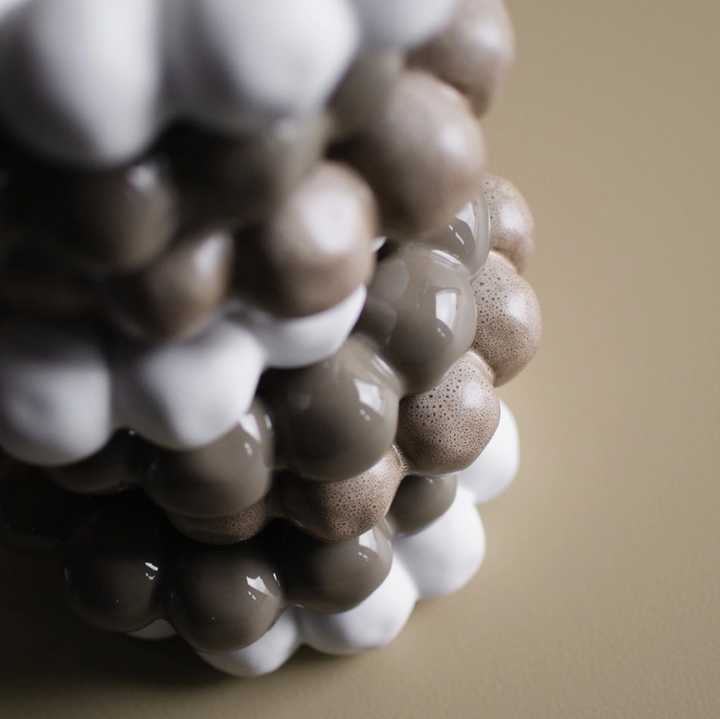 Bright Candleholder Plate - 13 Hub Lane   |  Ceramic Candle Holders