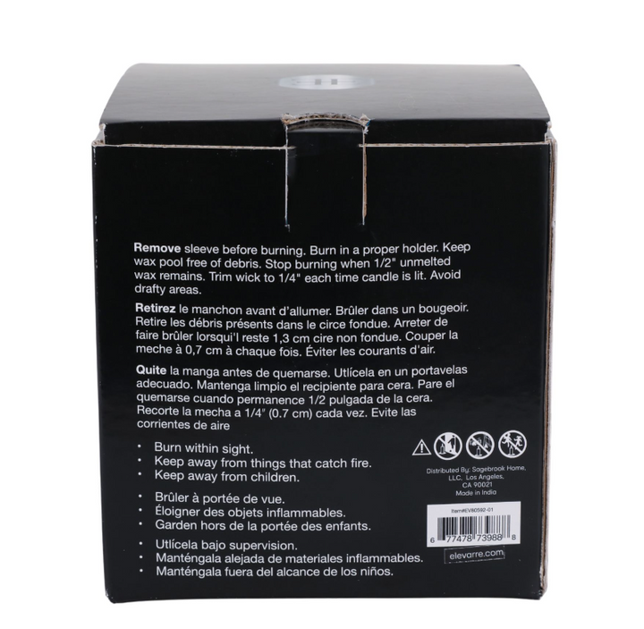 Haven Bergamot & Clary Sage Marble Candle