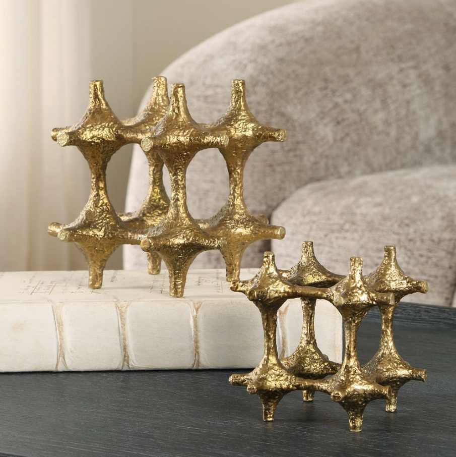 Gilded Connection Sculpture - 13 Hub Lane   |  
