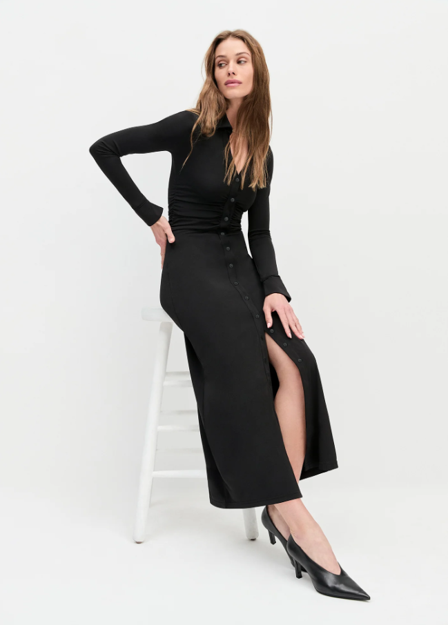 Naomi Dress, Black - 13 Hub Lane   |  Midi Dresses