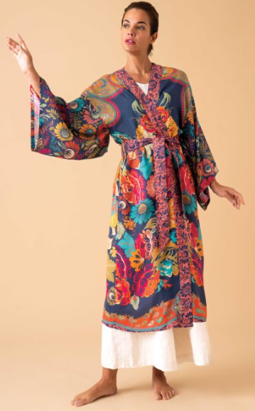 Vintage Floral Kimono Gown - 13 Hub Lane   |  