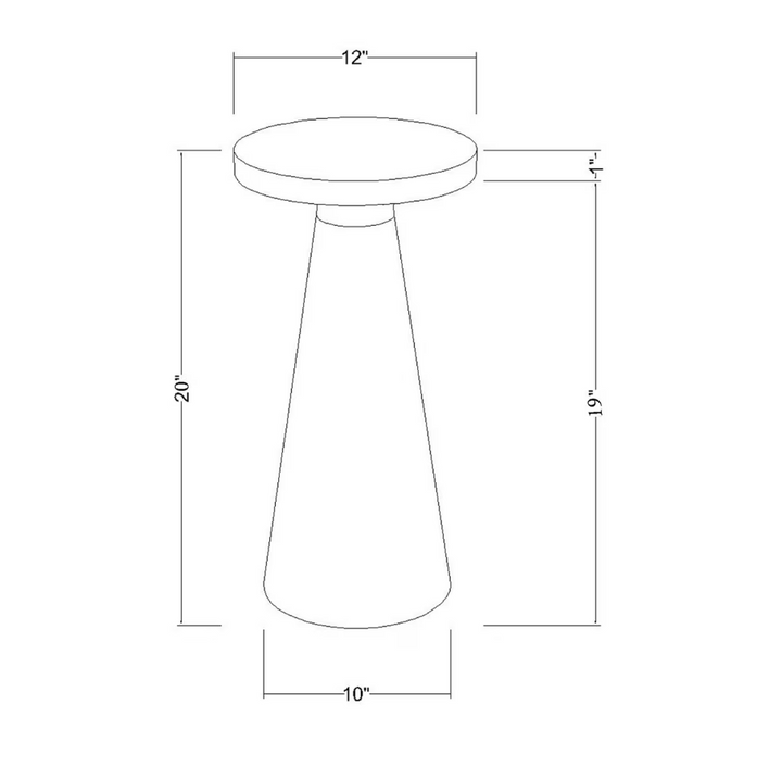 Kayu Petrifed Wood Pedestal Table - 13 Hub Lane   |  Accent Tables