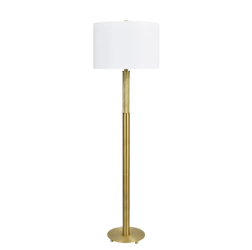 Lochley Gold Floor Lamp - 13 Hub Lane   |  Floor Lamps