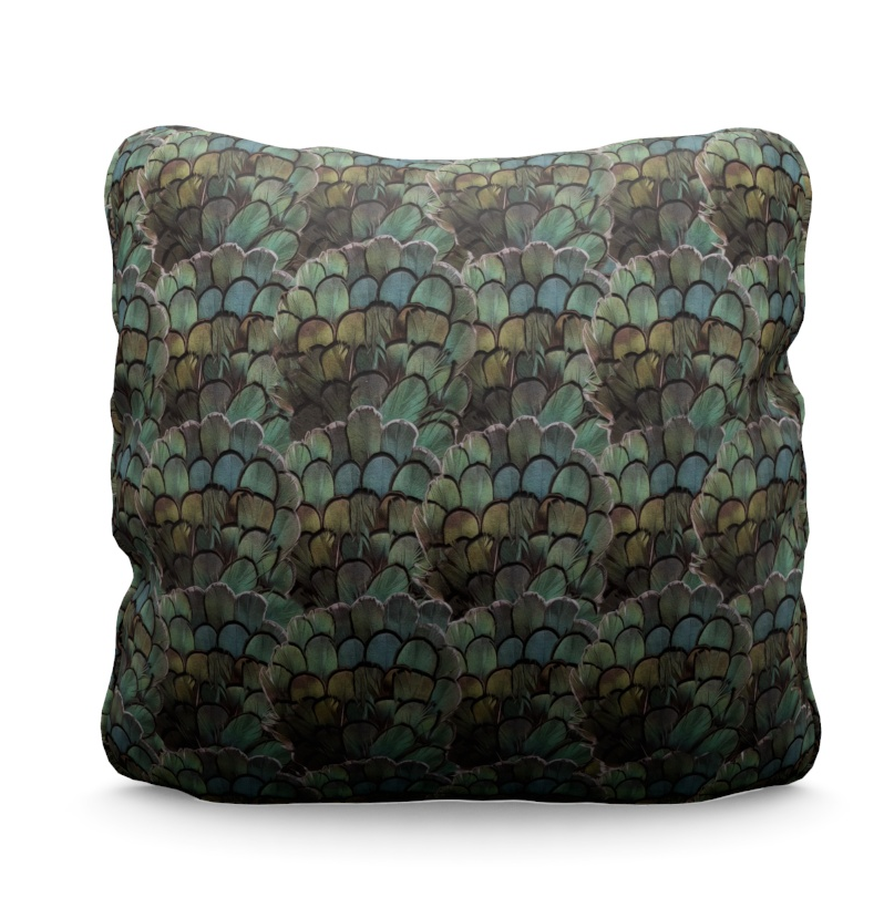 Gem Feathers Pillow