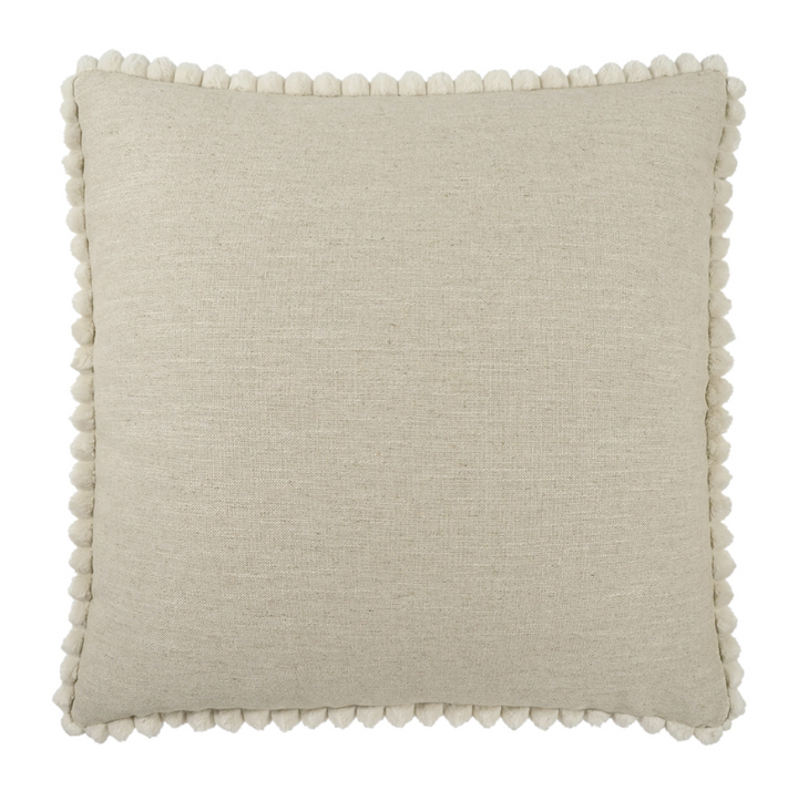 Pom Chic Pillow, Linen - 13 Hub Lane   |  Linen Pillows