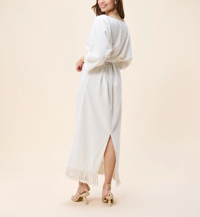 Robin Ankle Dress, Ivory