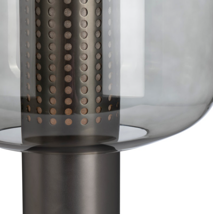 Elon Column Table Lamp, Modern Bronze - 13 Hub Lane   |  Metal Table Lamps