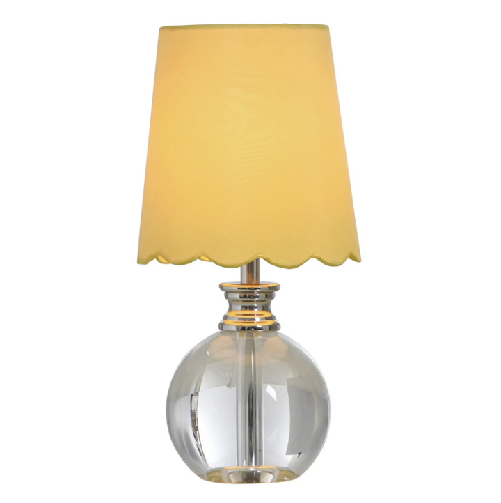 Beatrice Glass Lamp, Yellow - 13 Hub Lane   |  Glass Table Lamps