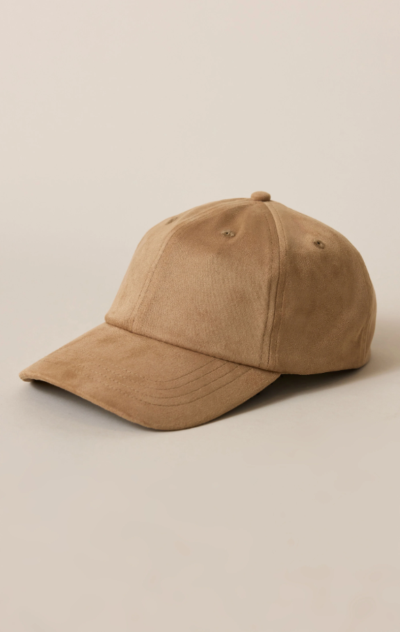 Outpost Faux Suede Hat, Light Sand