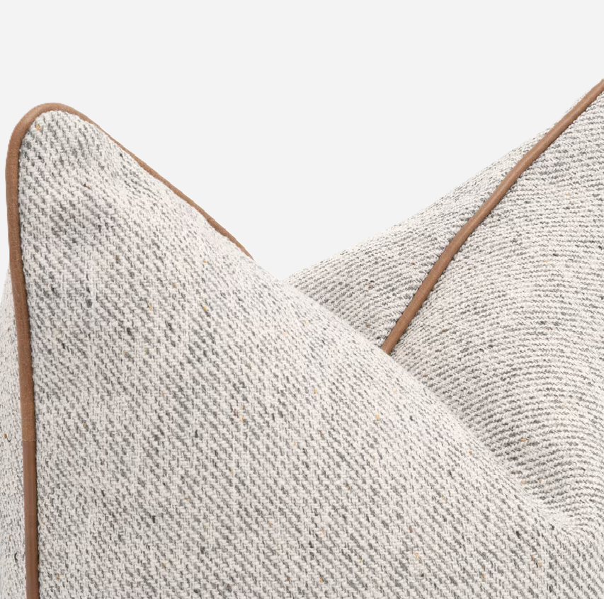 The Not So Basic Pillow, Natural & Whiskey