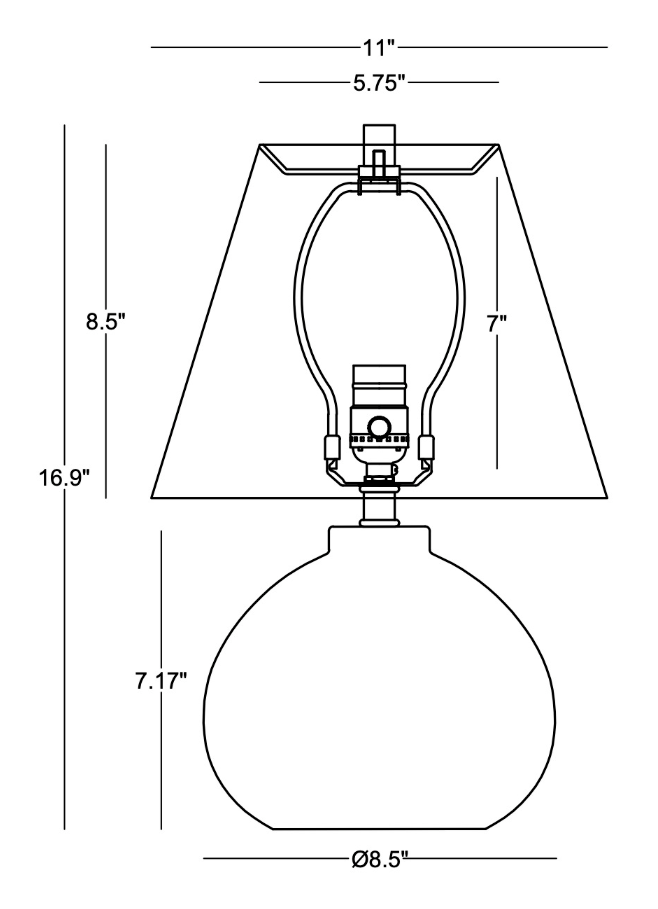 Roscoe Table Lamp - 13 Hub Lane   |  Ceramic Table Lamps