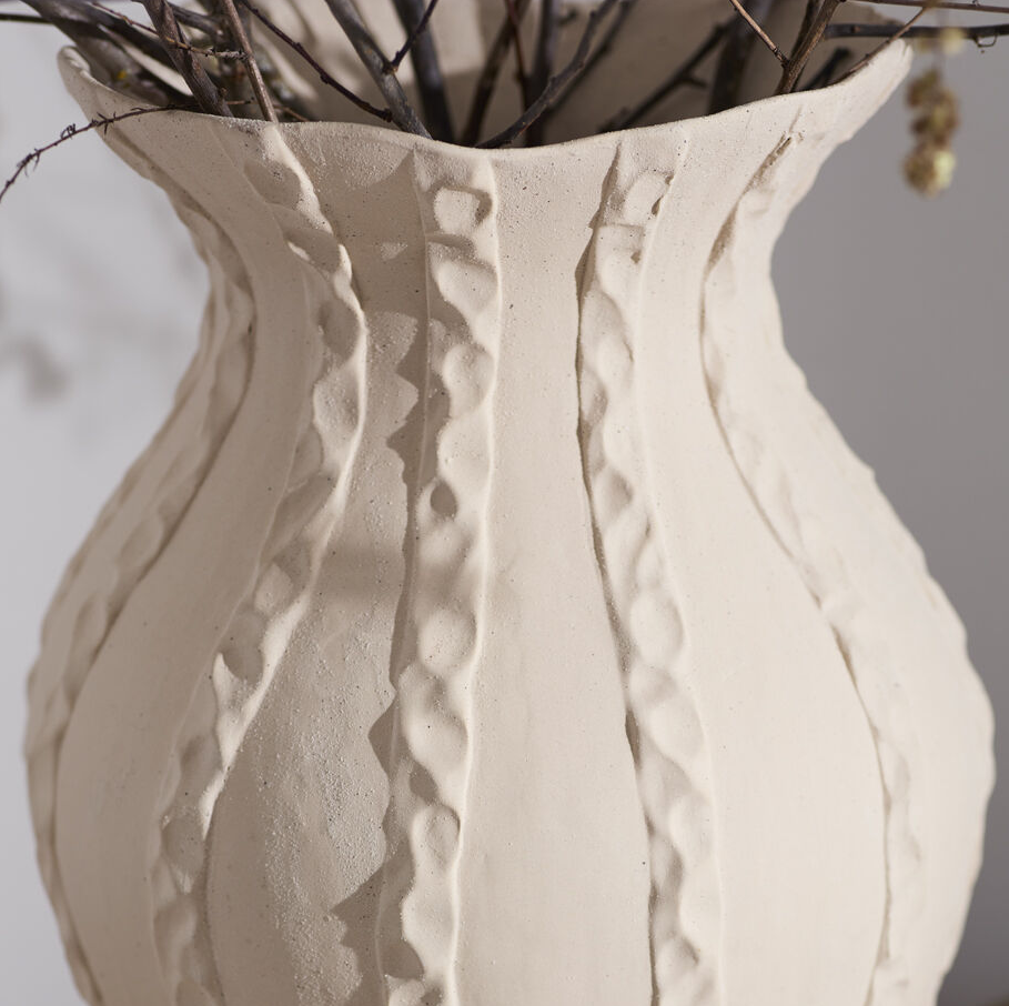 Argos Vase, Off-White