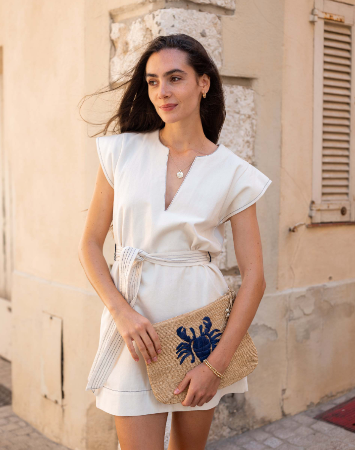 Tropez Twill Tunic, Bone