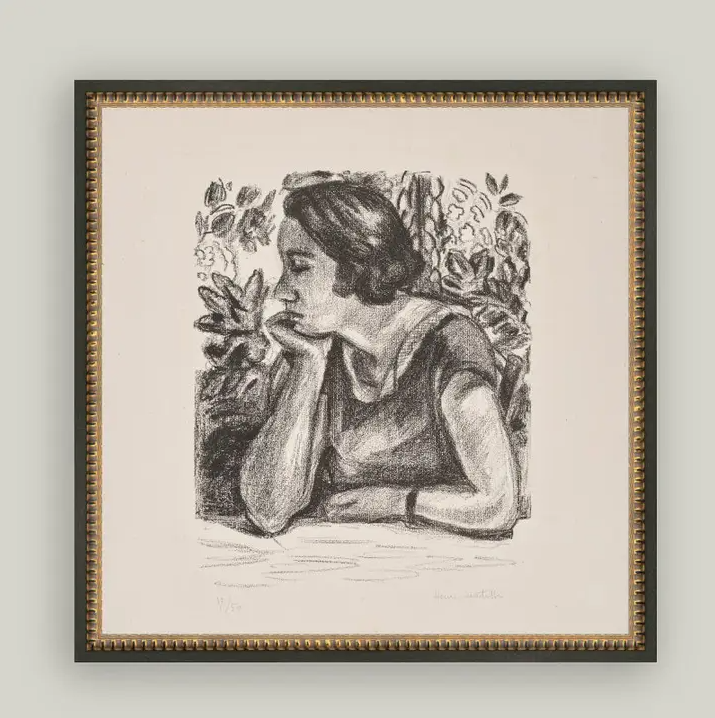 Woman Resting On Her Arm - 13 Hub Lane   |  Small Wall Art
