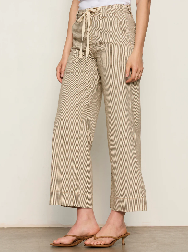 Lily Croppped Pants, Lido Stripe