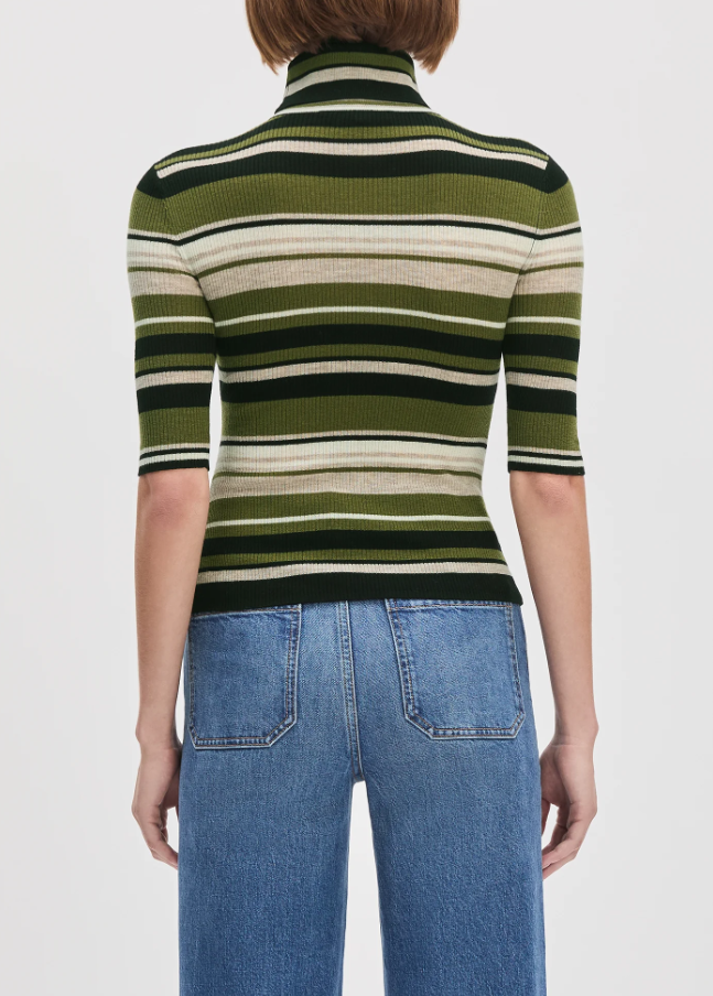 Amelia Top, Nottingham Stripe - 13 Hub Lane   |  Turtlenecks