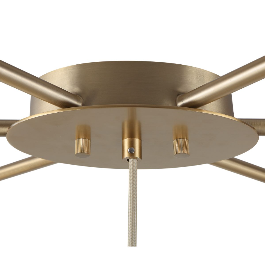 Golden Onion 7-Light Chandelier - 13 Hub Lane   |  Chandeliers