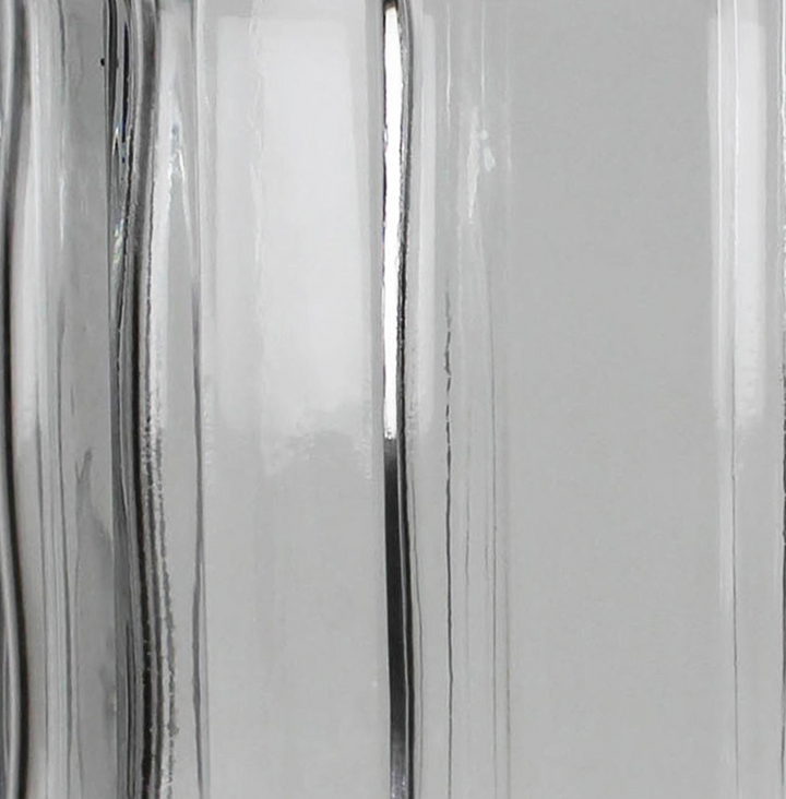 Ribbed Cylinder Glass Vase - 13 Hub Lane   |  Glass Vases