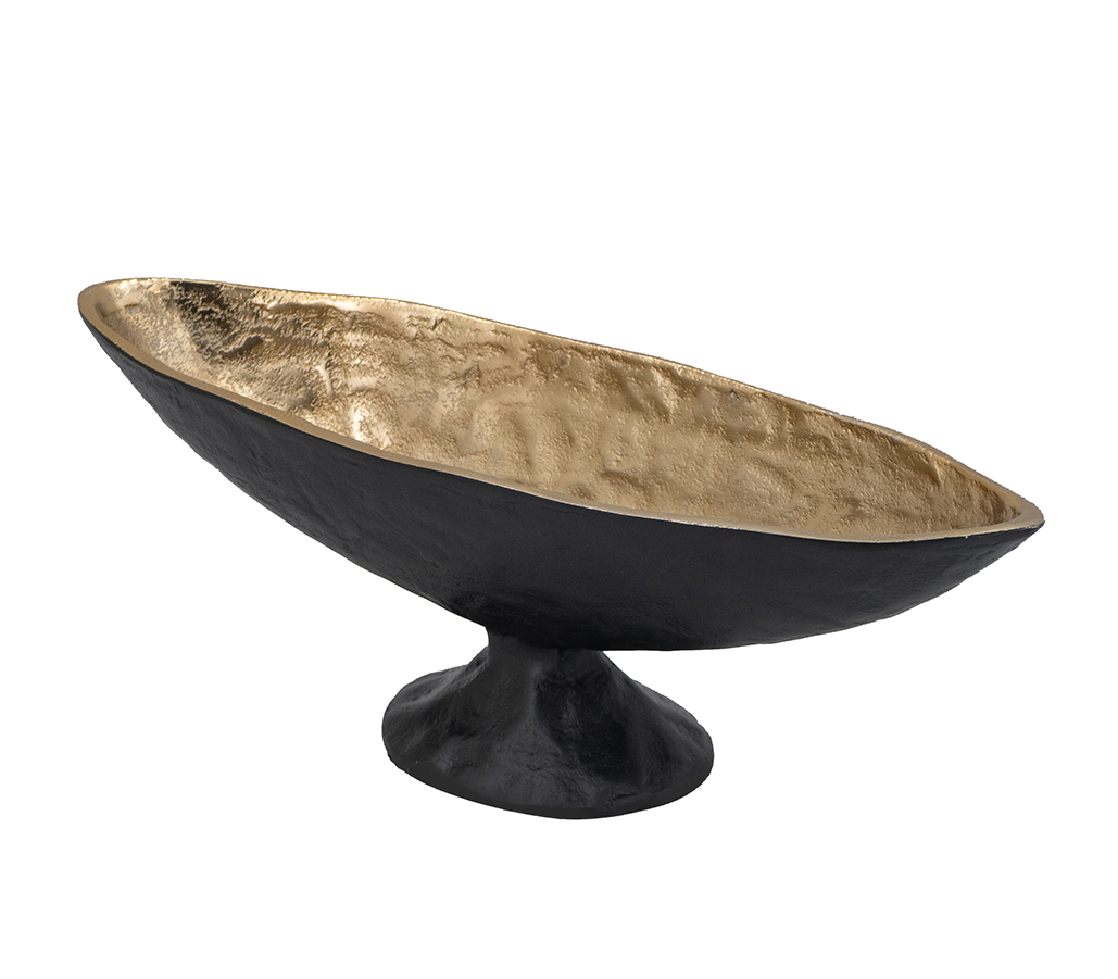 Oval Bowl on Stand