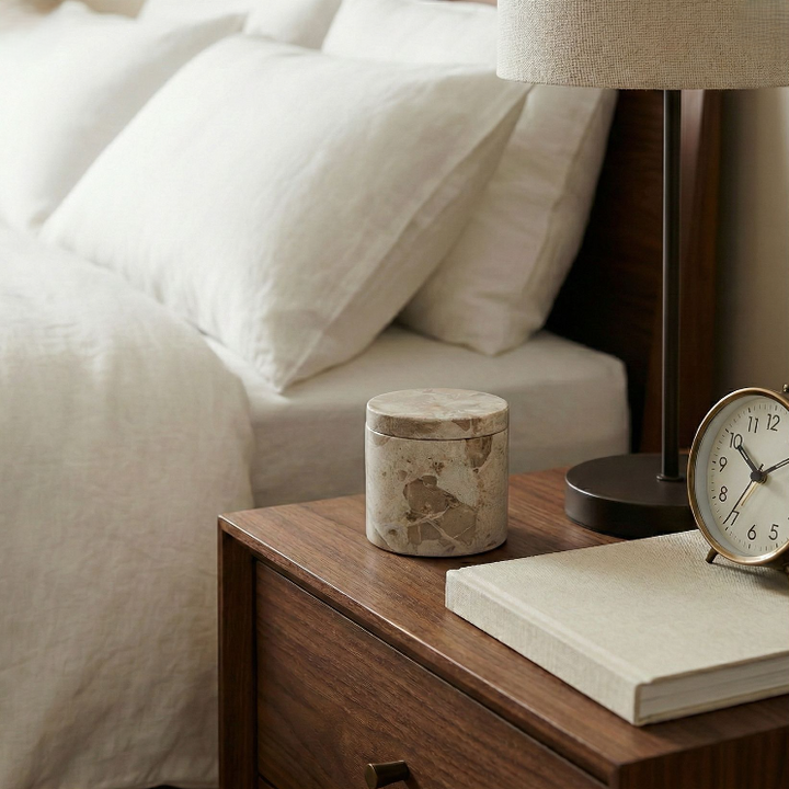 Haven Bergamot & Clary Sage Marble Candle