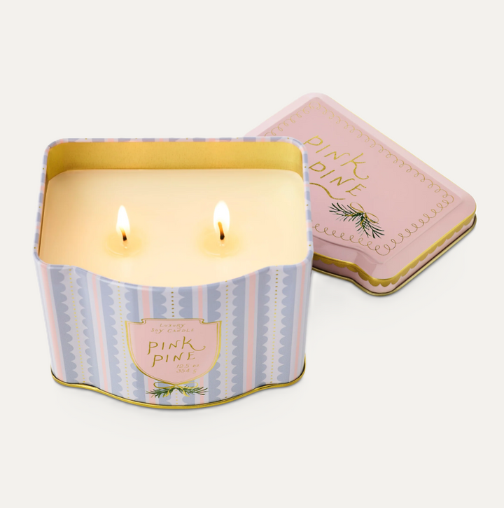 Pink Pine Printed Tin
