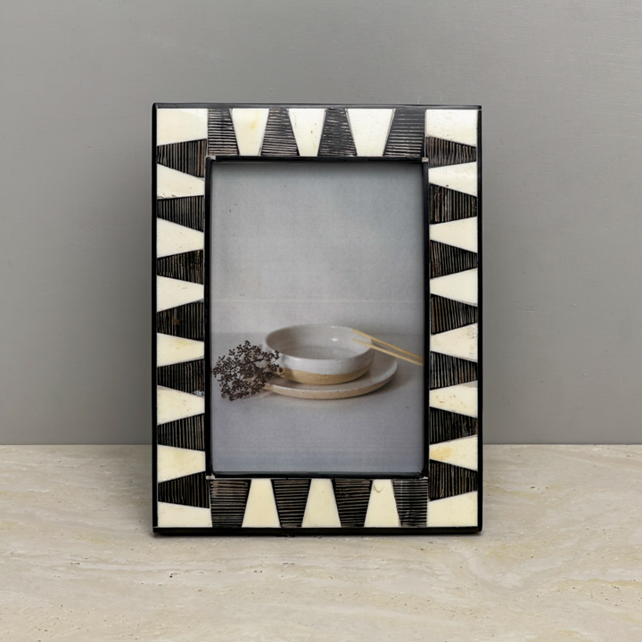 Striped Horn Photo Frame - 13 Hub Lane   |  