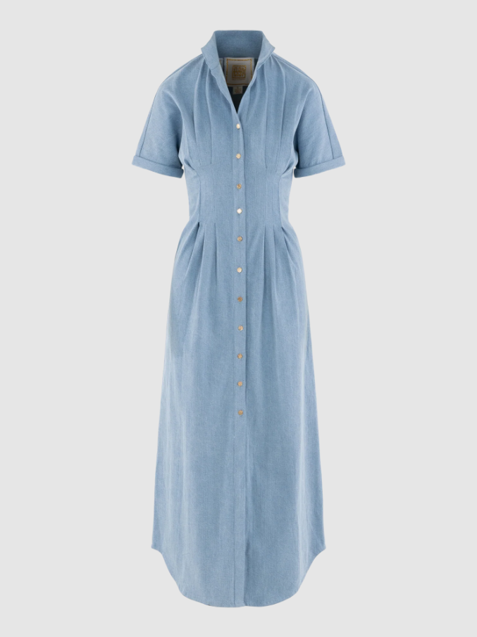 Georgia Dress - Classic Denim - 13 Hub Lane   |  