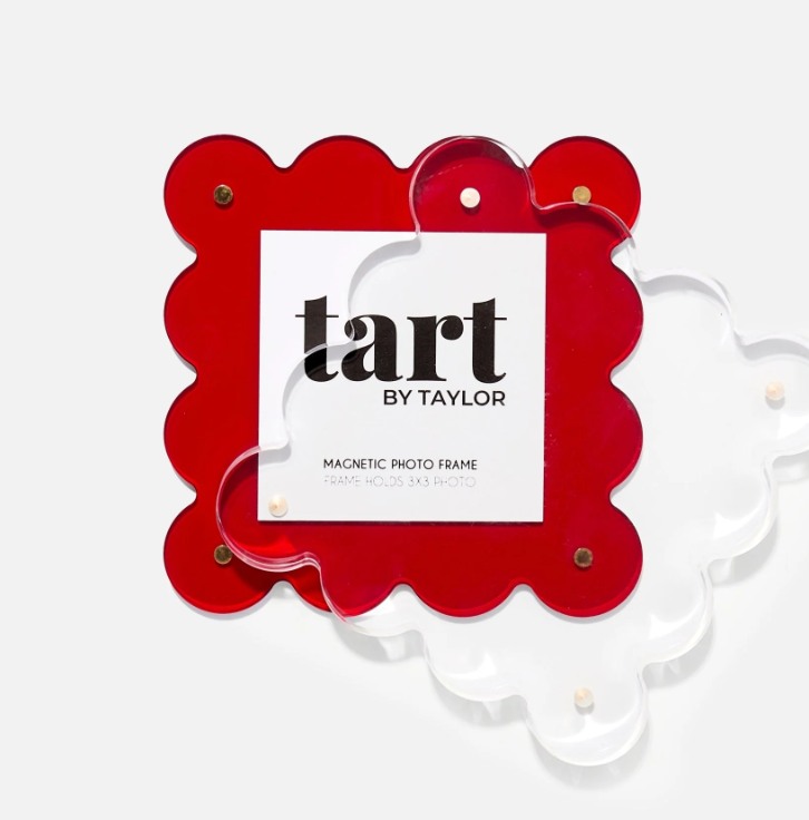 Mini Acrylic Frame, Red - 13 Hub Lane   |  Acrylic Frames