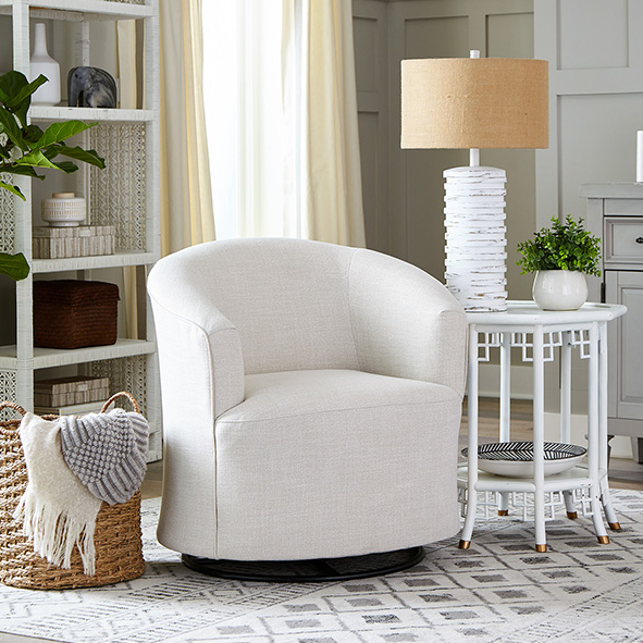 Kahlari Swivel Barrel Glider - 13 Hub Lane   |  Swivel Chairs