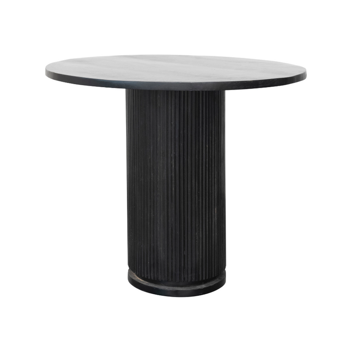 Ribbed Mango Wood Dining Table - 13 Hub Lane   |  