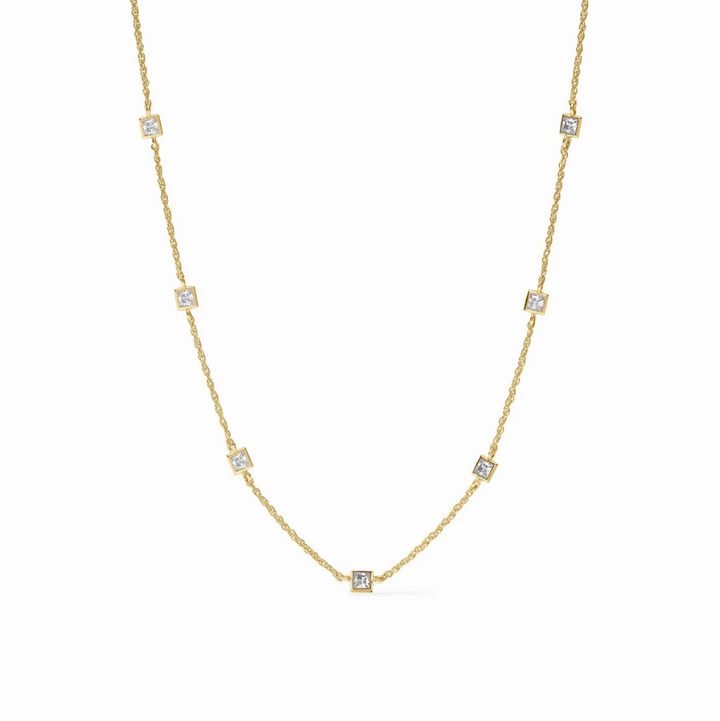 Julie Vos Jolie Delicate Station Necklace - 13 Hub Lane   |  Station Necklaces