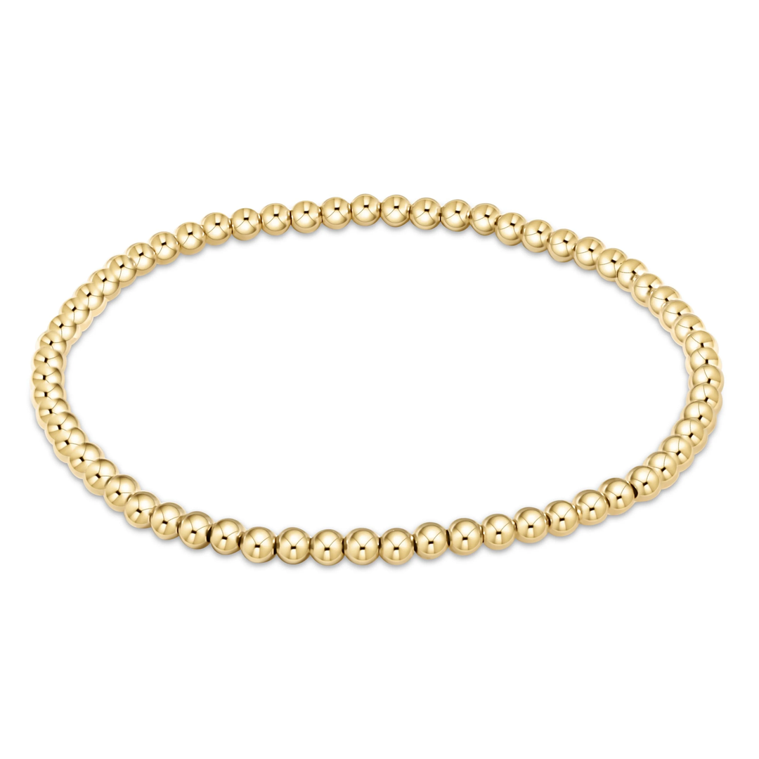 enewton Classic Gold Bead Bracelet 3mm - 13 Hub Lane   |  