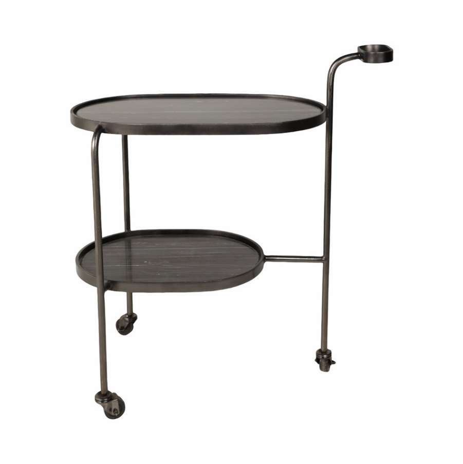 Francois Marble Bar Cart - Thumbnail 5
