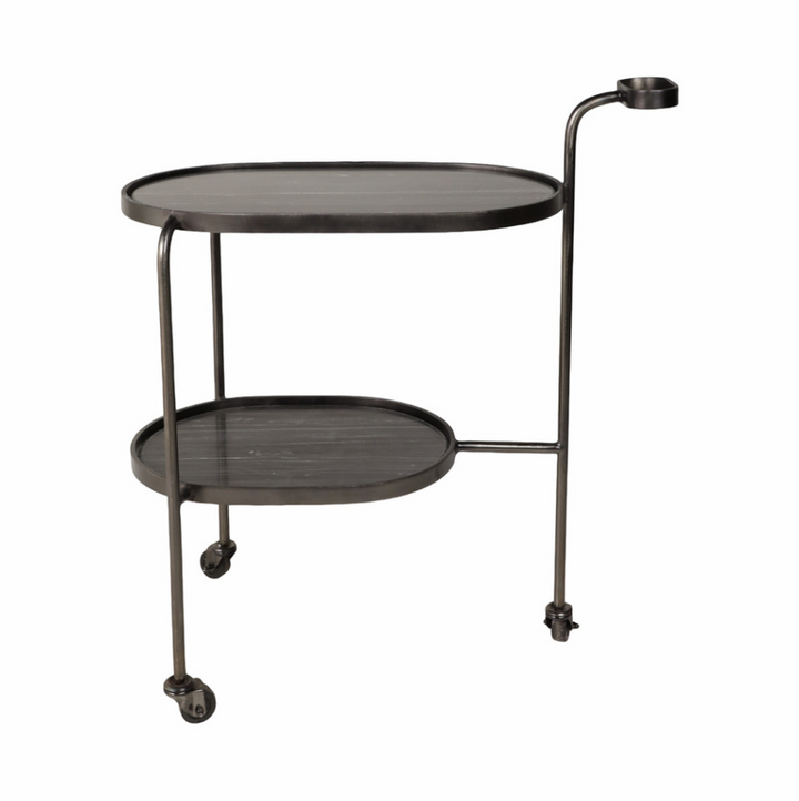 Francois Marble Bar Cart - 13 Hub Lane   |  Bar Carts