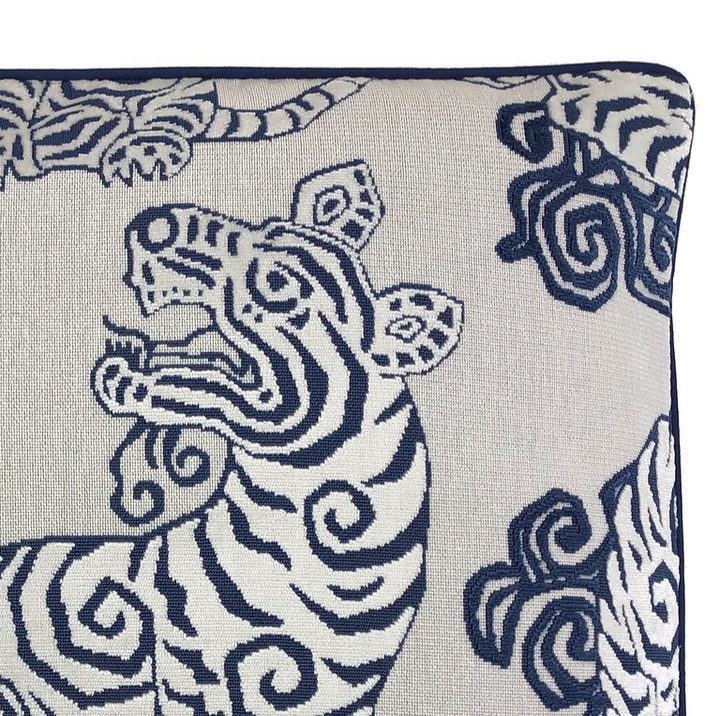 Akbar Blue Pillow