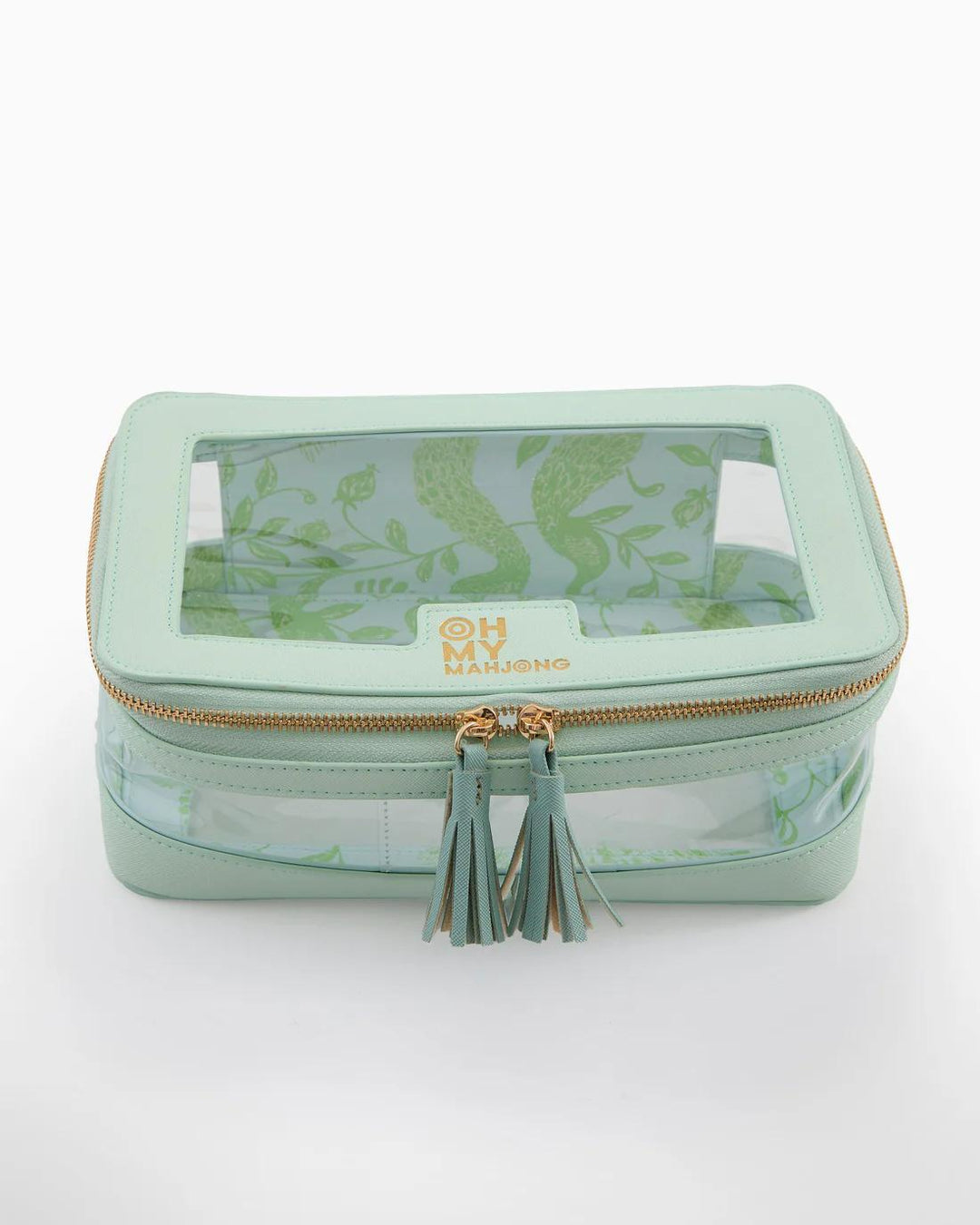 Mahjong Tile Storage Bag, Mint