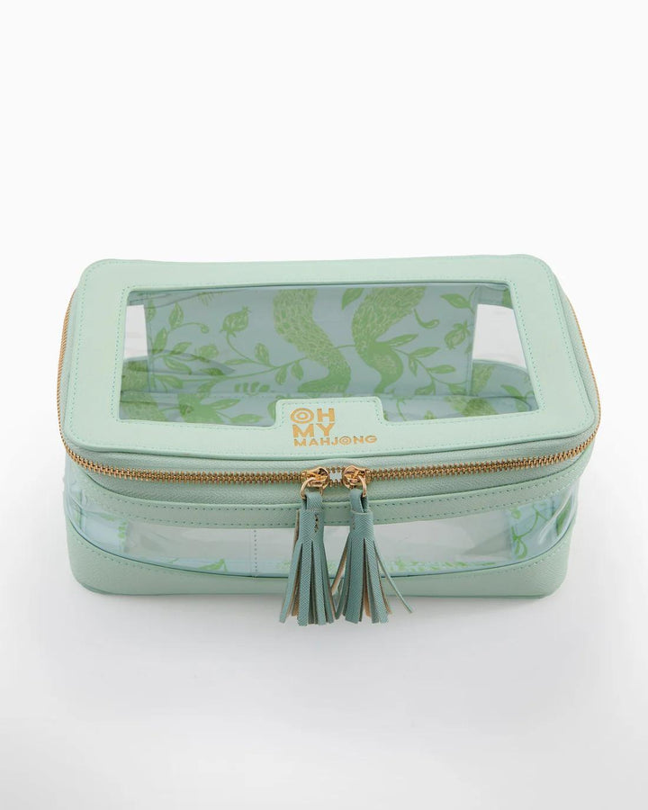 Mahjong Tile Storage Bag, Mint