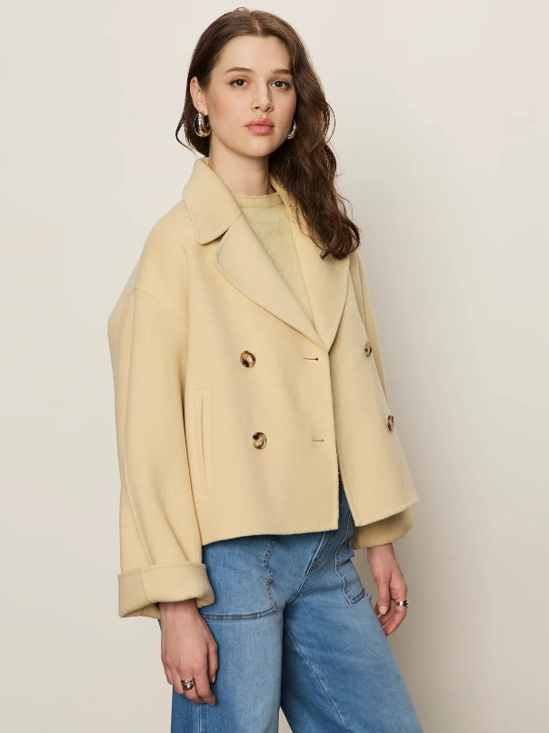 Karlie Wool Jacket, Buttercream