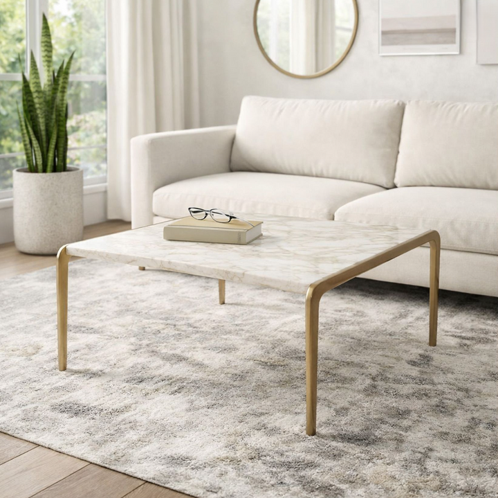 40" Larimore Quartz Top Coffee Table