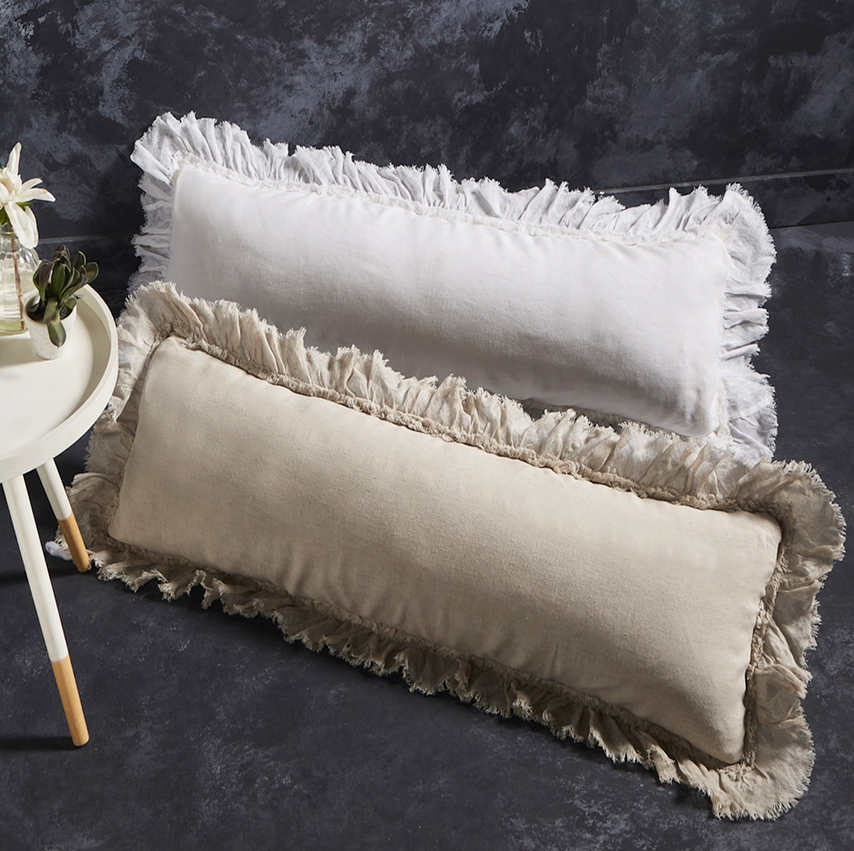 Shabby Chic Sheer Ruffle Pillow - Thumbnail 5