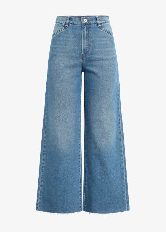 The Mischa Shortie Super High Rise Wide Ankle Jeans, Rio - 13 Hub Lane   |  Wide Leg Sweats