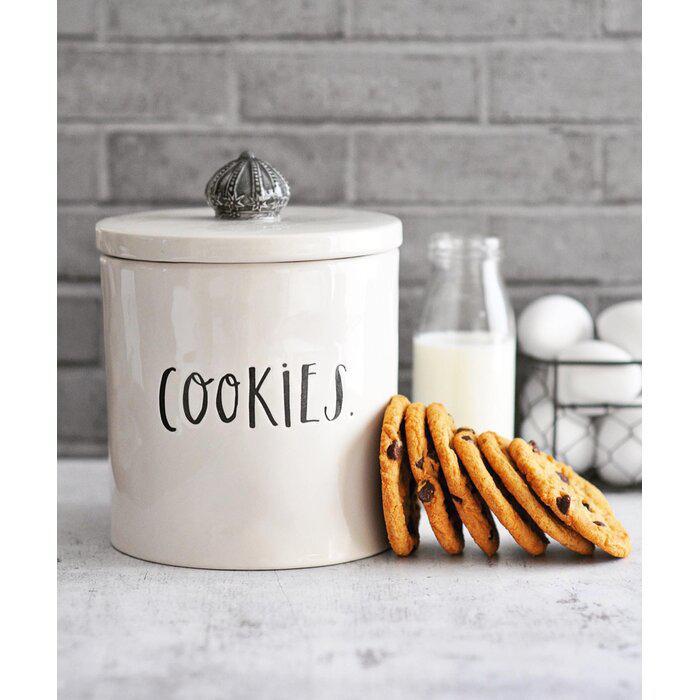 Stem Print Crown Cookie Jar - Thumbnail 3
