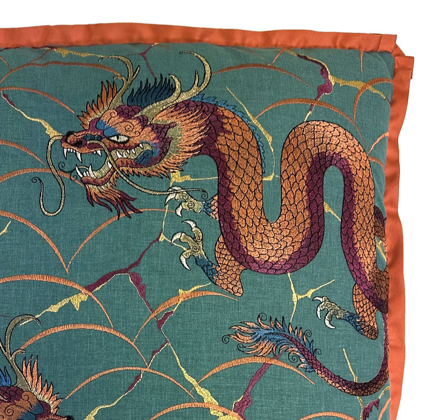 Mystic Malachite w/ Cupcake Flange Pillow